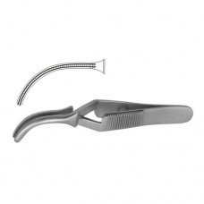 DeBakey Atrauma Bulldog Clamp Curved Stainless Steel, 8.5 cm - 3 1/4"